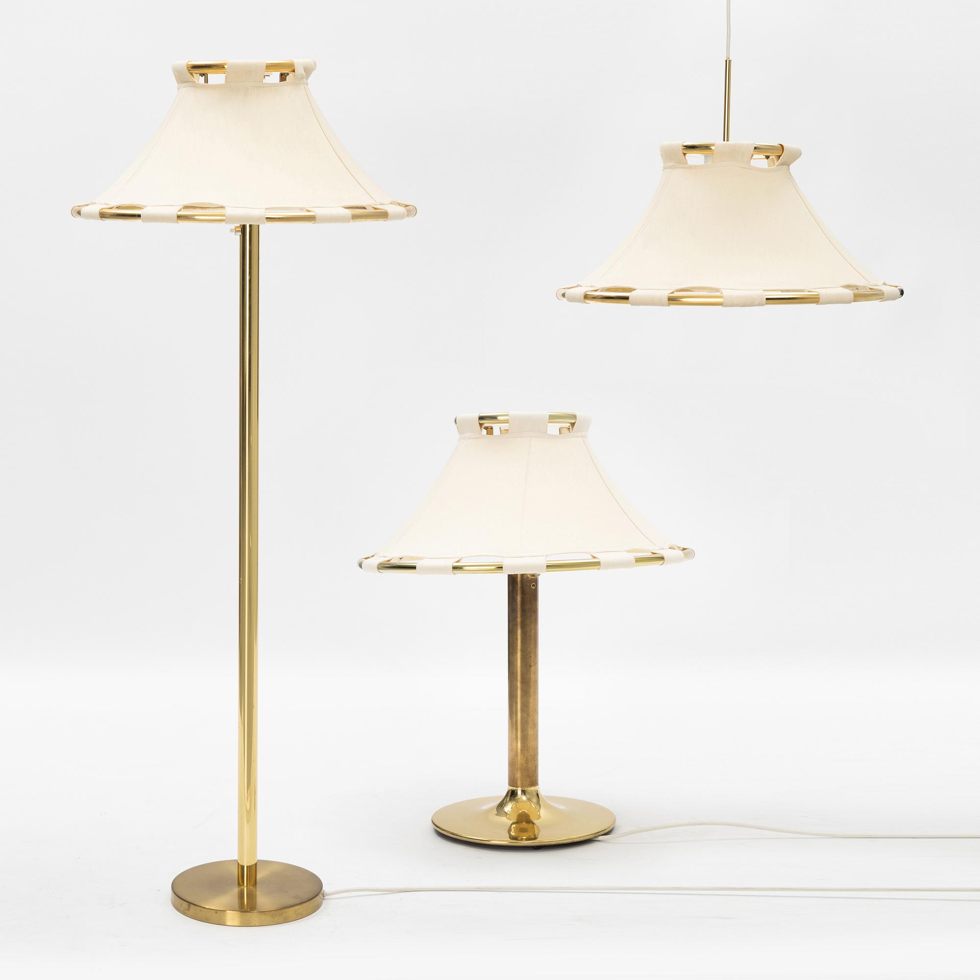 Anna Ehrner, an 'Anna' ceiling light, a table light and a floor light, Ateljé Lyktan.