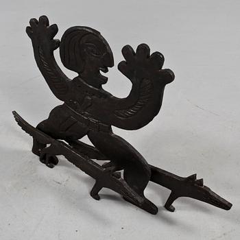 WALTER BENGTSSON, skulptur, smidesjärn, monogramsign samt dat 81.
