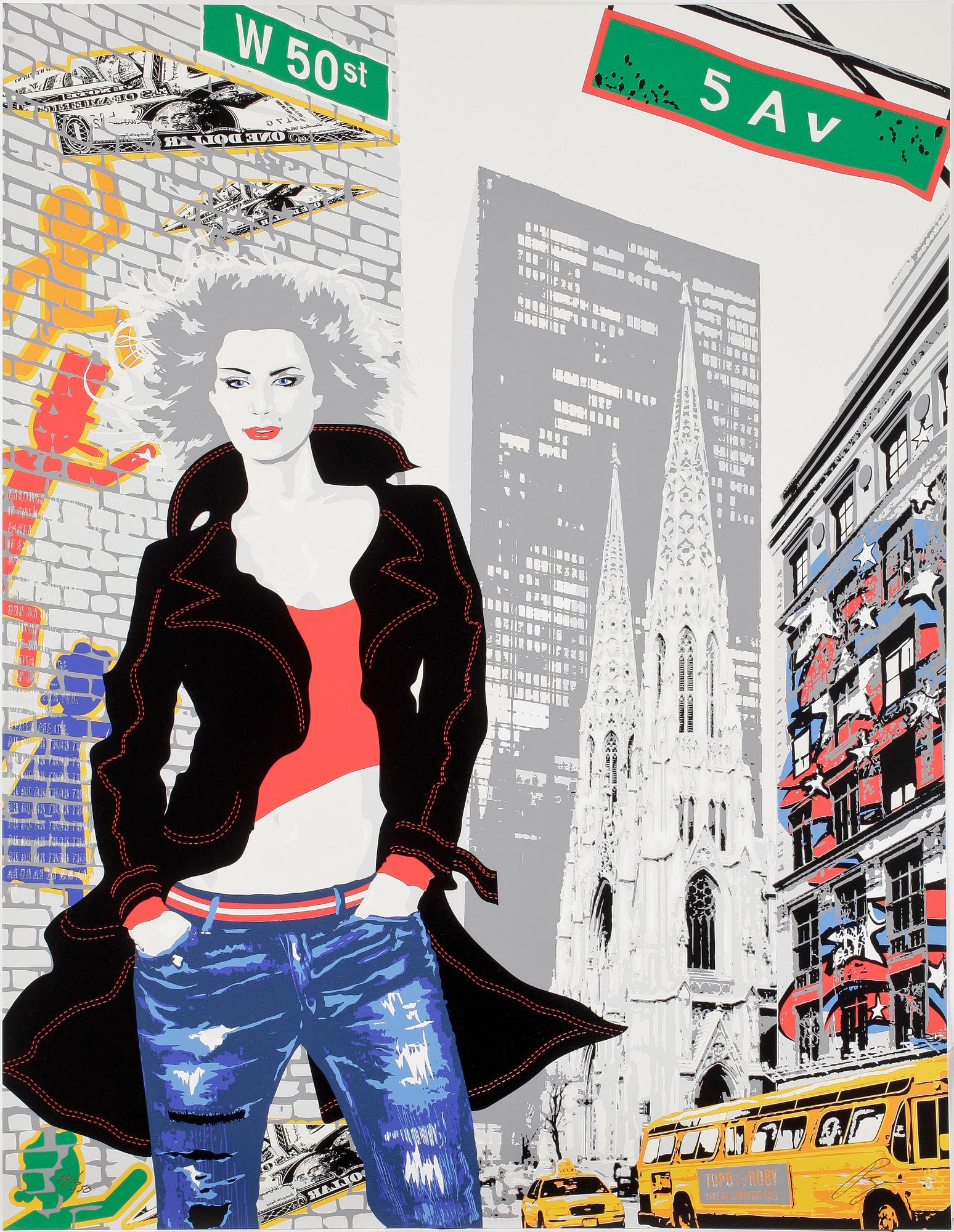 RICHARD RYAN, 4st, färgserigrafier, mapp, sign o numr 44/350.