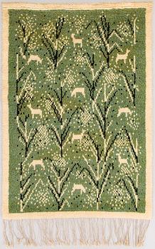 Aune Vuorinen-Peippo, a rya rug for Neovius. Circa 150 x 105 cm.