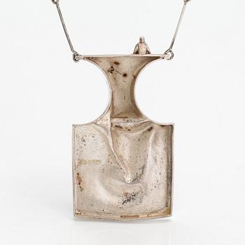 Björn Weckström, A sterling silver necklace "Barbarella". Lapponia 1970.