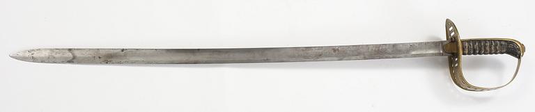 SABEL, för manskap vid kavalleriet, m/1867-1893.