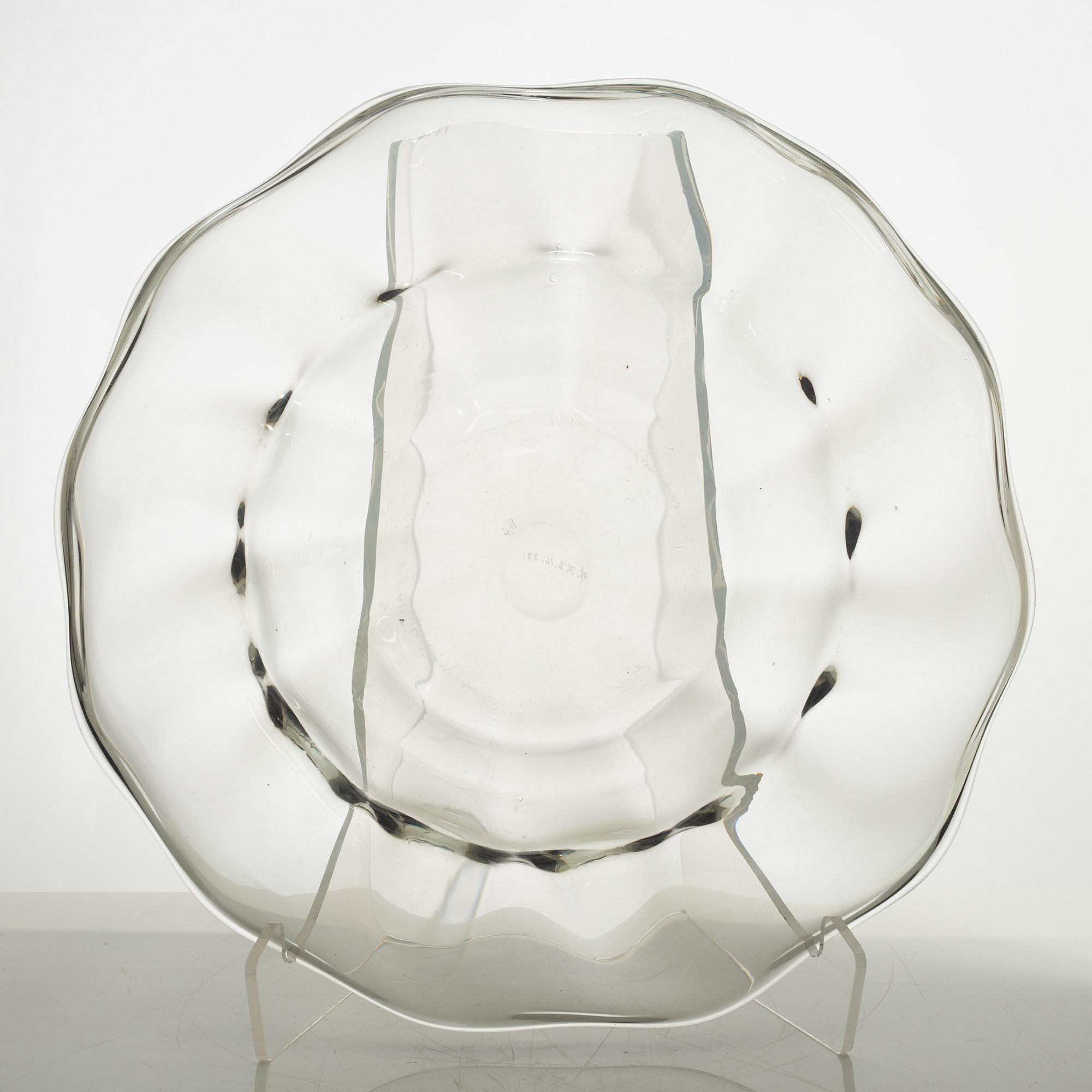 Edward Hald, fat, glas, Orrefors 1928.