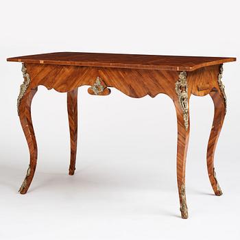 A Swedish rococo games table, second part of the 18th century.