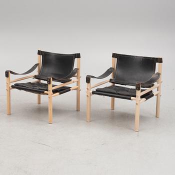 Arne Norell, a pair of "Sirocco" armchairs, Norell Möbler, sweden, second half of the 20th century.