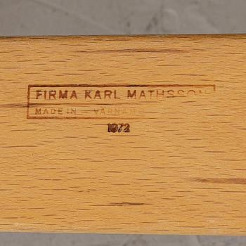 Bruno Mathsson, Armchair, "Eva", Firma Karl Mathsson, Värnamo, Sweden 1972.