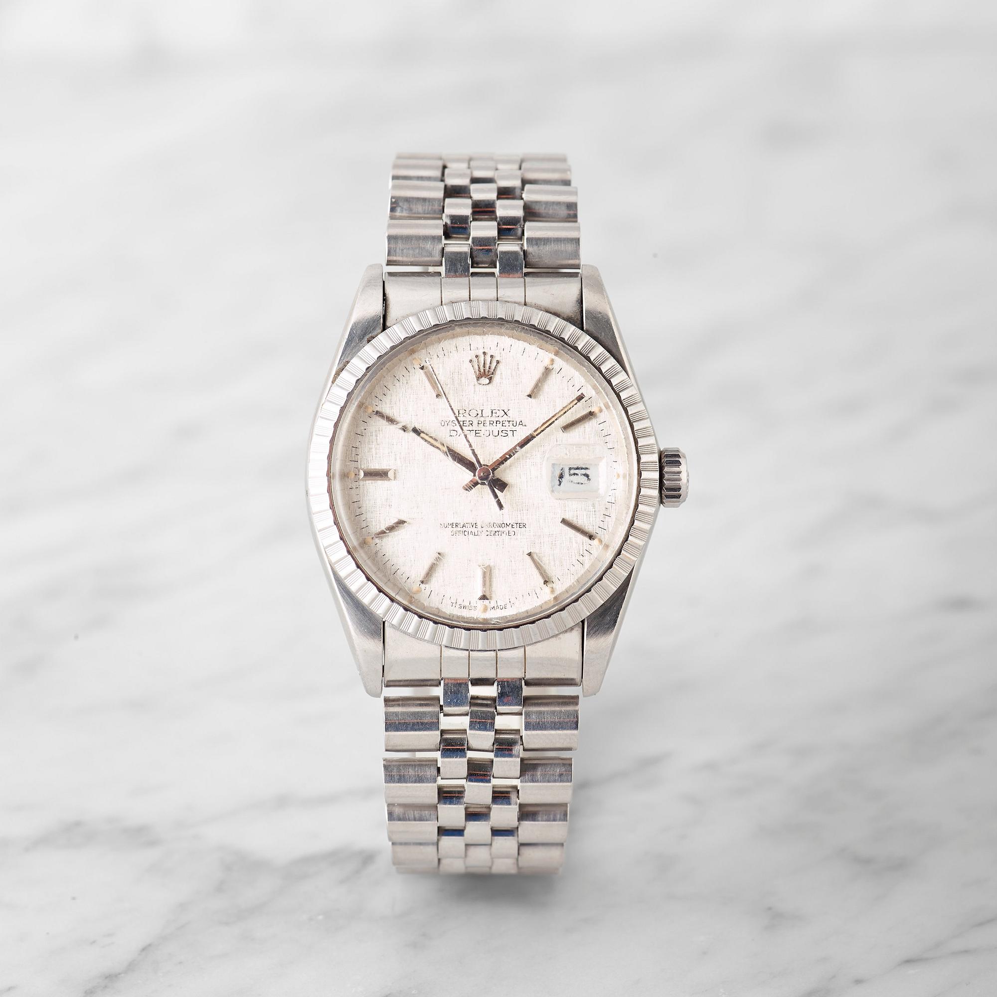 ROLEX, Datejust, "Linen Dial".