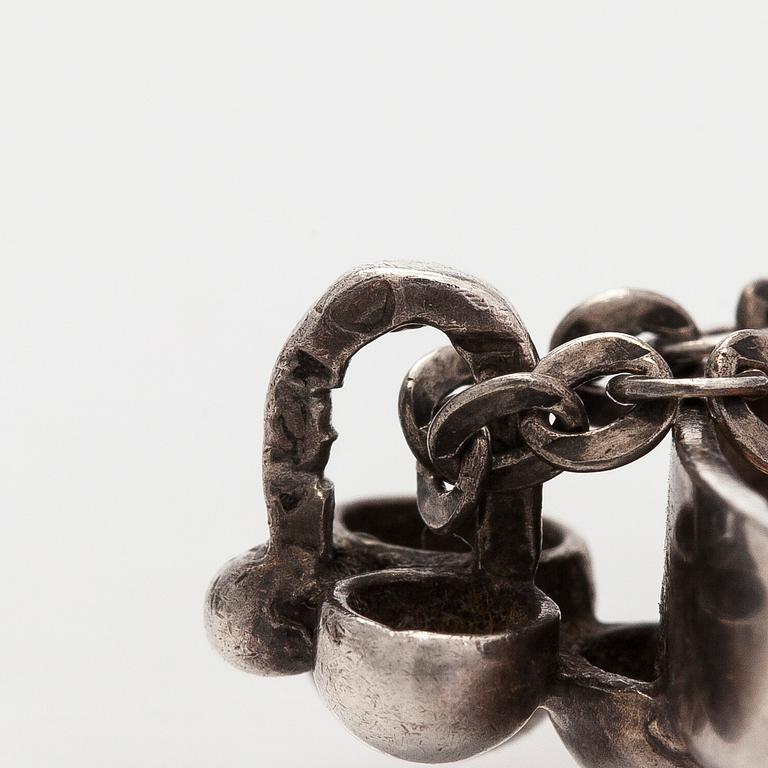 Nanny Still, necklace, titanium, silver, Kultakeskus 1970s.