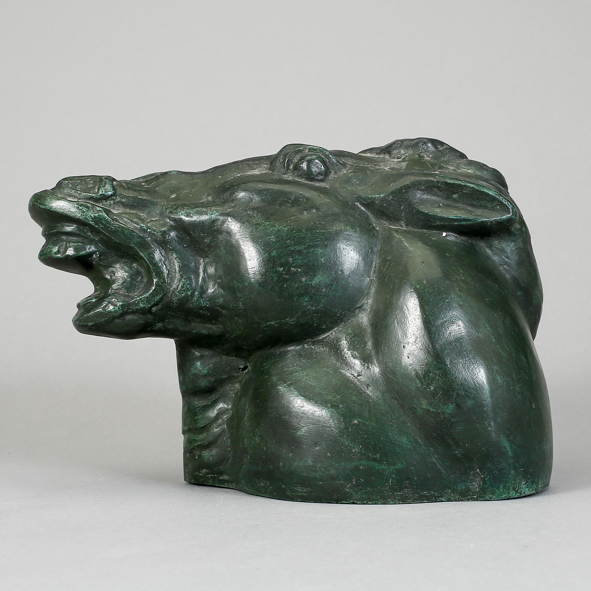 SKULPTUR, efter Carl Milles, brons, 1900-talets slut.