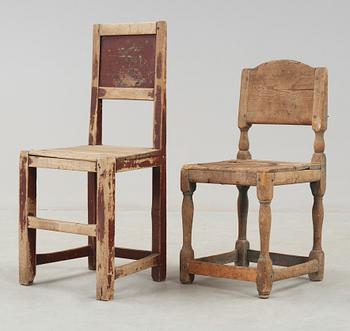 STOLAR, 2 st, allmoge, 17-1800-TAL.