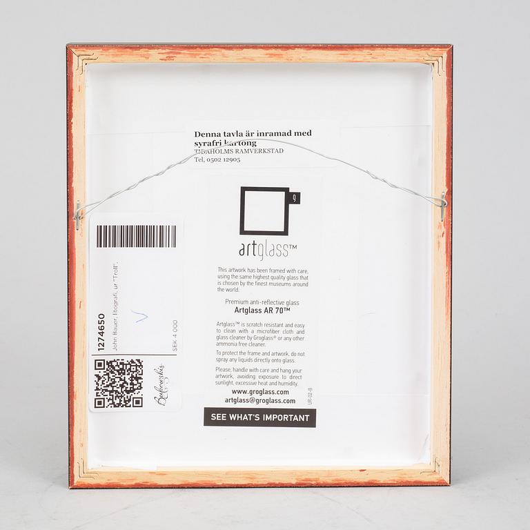 John Bauer, litografi, 1915, signerad i trycket.