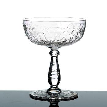 GLASSERVIS, 86 delar. Troligen Baccarat, omkring 1900.
