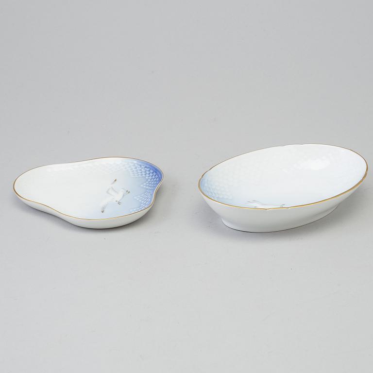 SERVIS, porslin, 48 delar, "Blå Måsen", Bing & Grøndahl, Danmark.