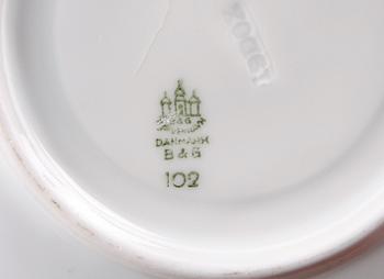 KAFFESERVIS, 28 delar, porslin, "Måsen", Bing & Gröndahl.