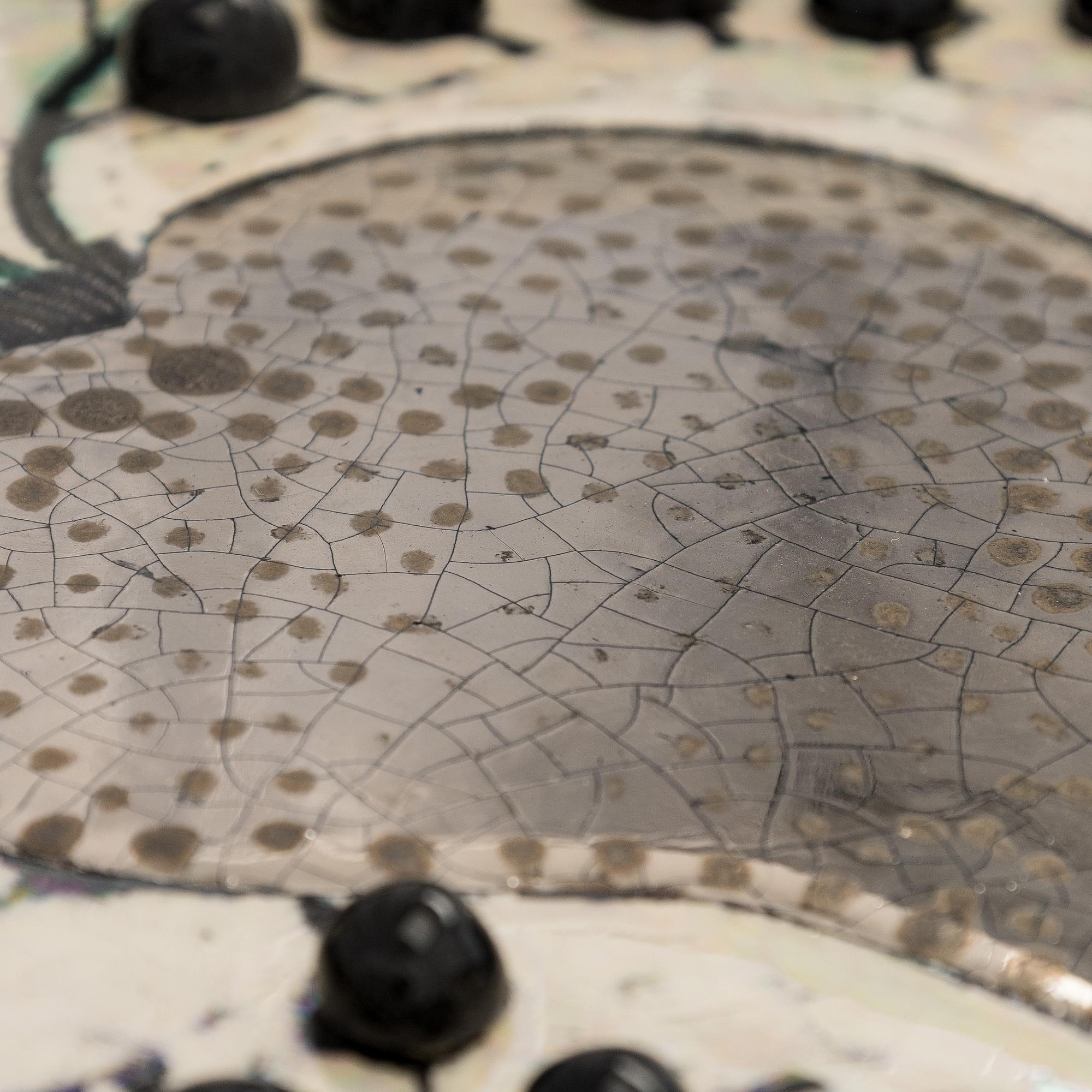 Birger Kaipiainen, dekorationsfat, stengods signerad Kaipiainen.