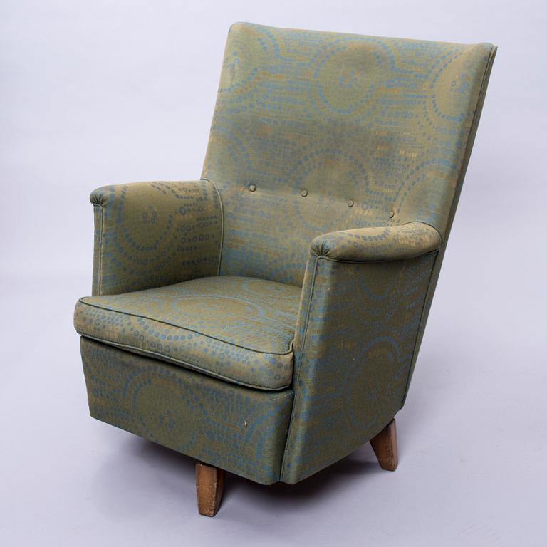 FÅTÖLJ, Paul Boman, 1900-talets mitt.