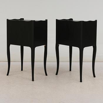 SÄNGBORD, 1 par, 1900-talets andra hälft.