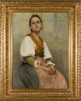 Pekka Halonen, "Italian girl".