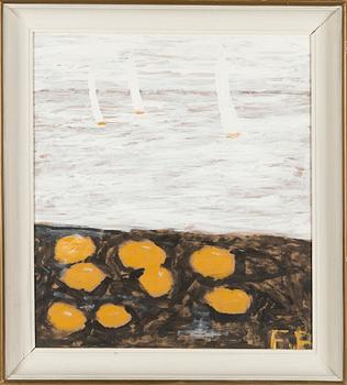 Eero von Boehm, Stilleben med segelbåtar.