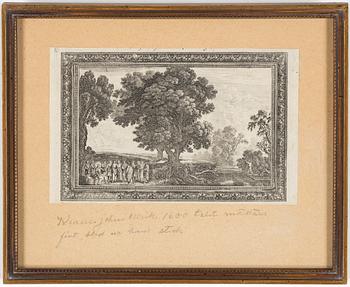 PARTI TRÄSNITT OCH GRAVYRER, 7 st, 1600-1800-tal.