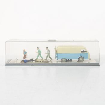Tintin, samlarfigurer ca 25 delar, Hergé Moulins Art.
