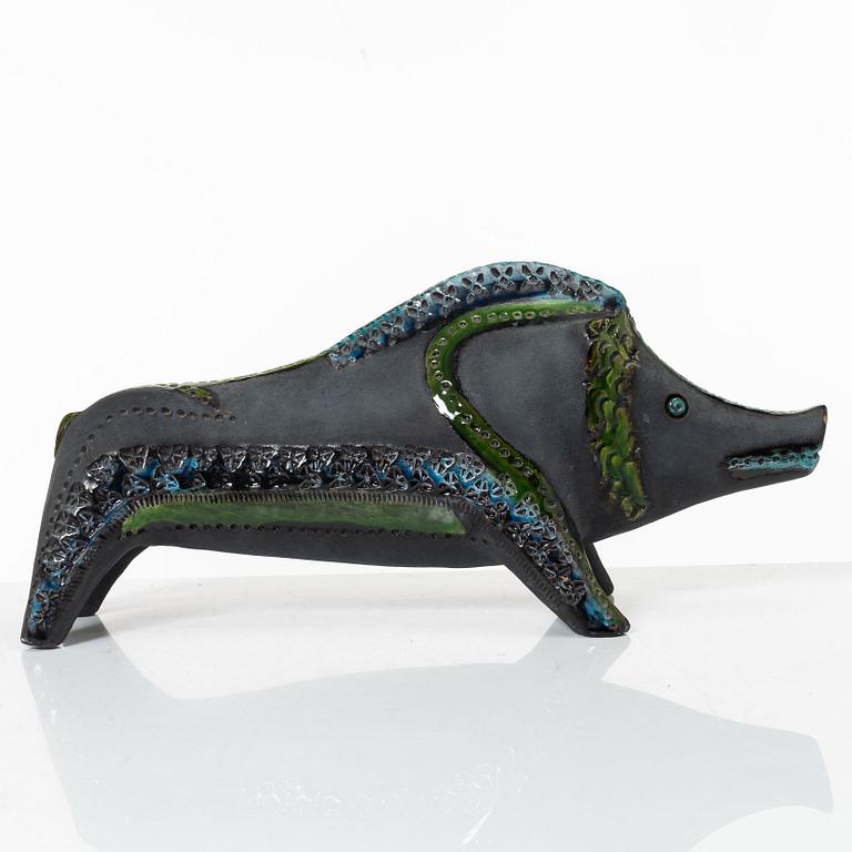 Aldo Londi, Wild boar, ceramic, Bitossi.