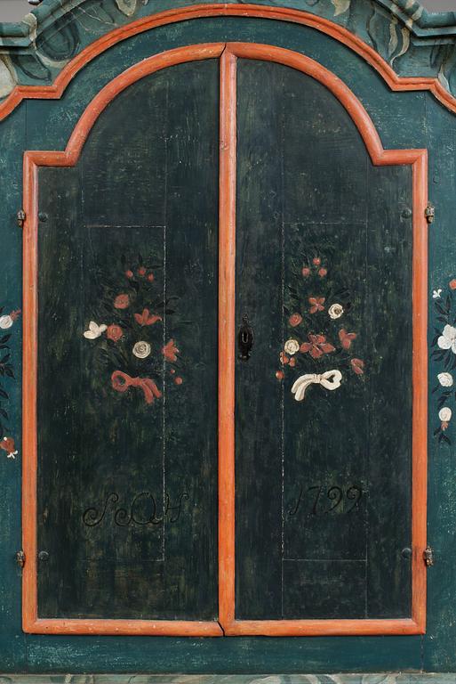 A Swedish cupboard dated 1799.