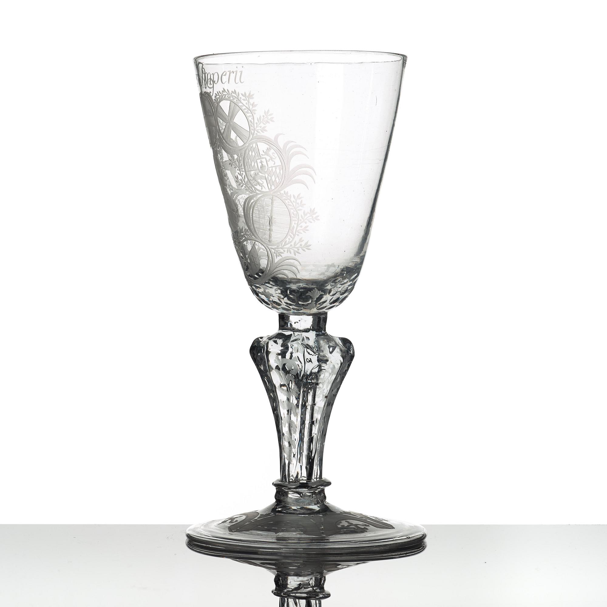 POKAL, glas. Tyskland, 1700-tal.