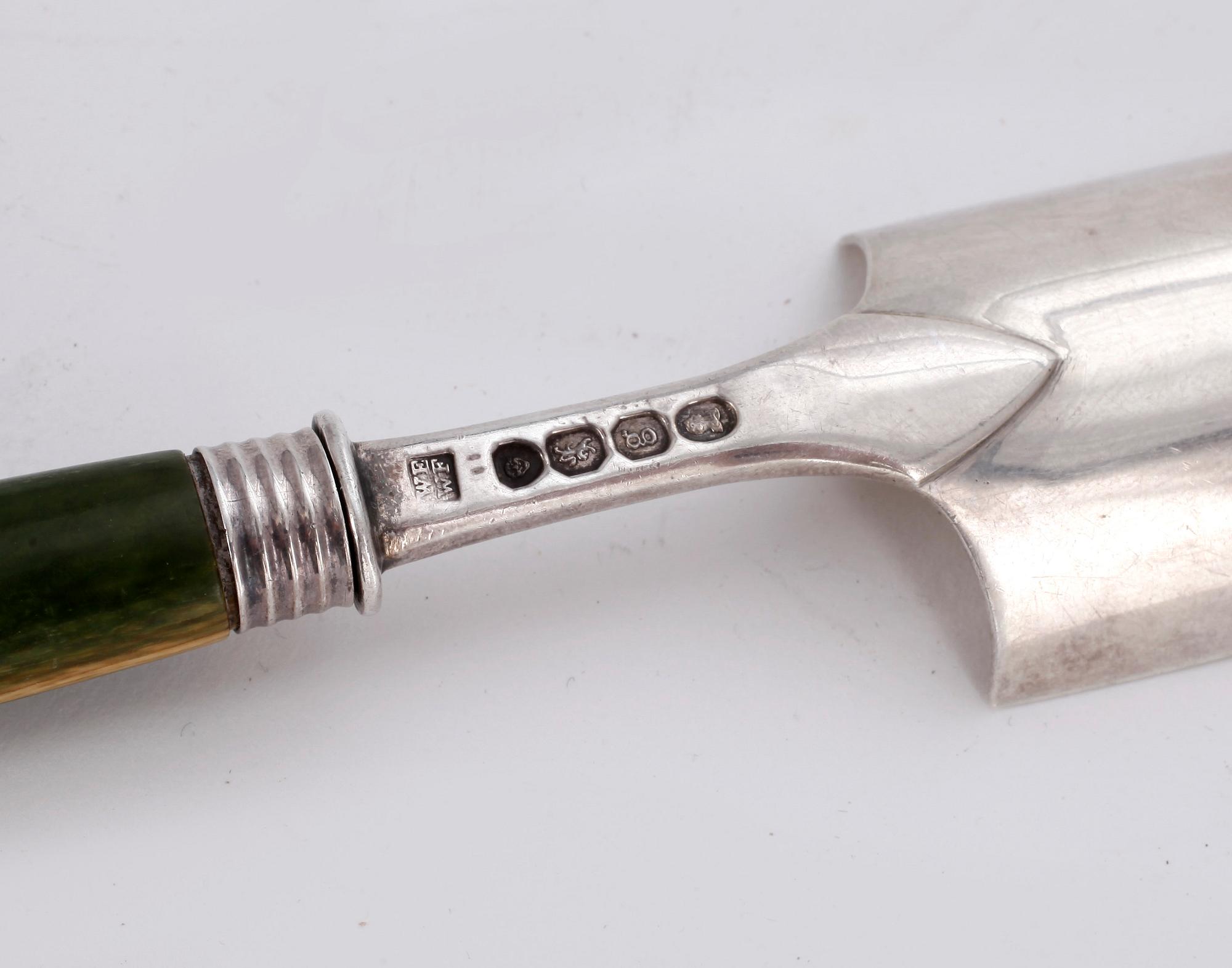 STILTONSPADE, silver, William Eley & William Fearn, London, 1822.