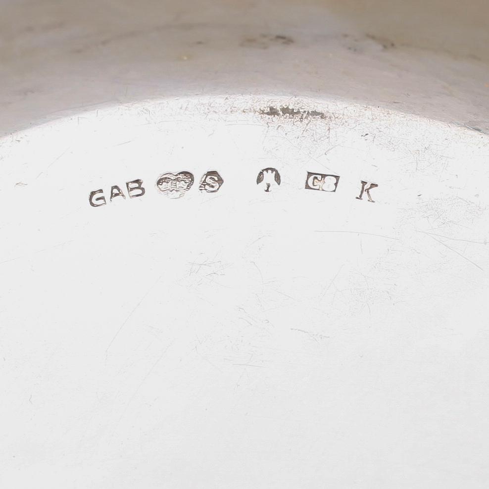 SKÅL OCH FAT, silver, 1929. Total vikt ca 375 g.