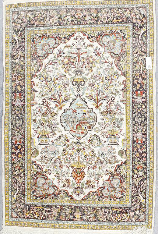 MATTA, Kashmir, mercerisera bomull, figural, ca 180x122 cm.
