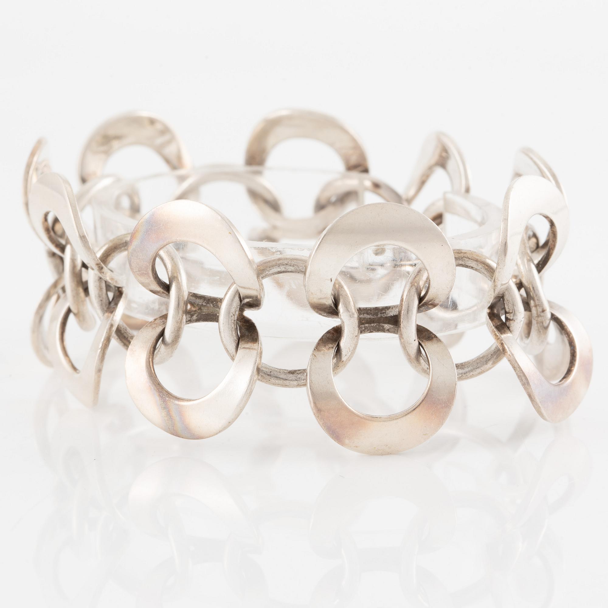 Bracelet, Alton, design K-E Palmberg, sterling silver.