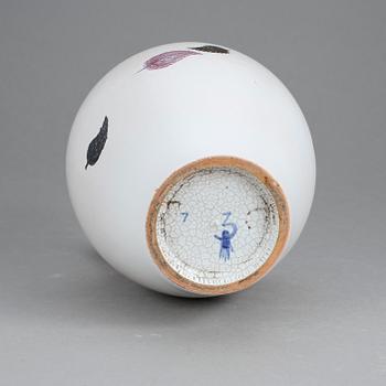 VAS, fajans. Stig Lindberg, Gustavsberg studio, 1940-tal.