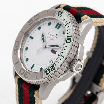 Gucci, G-Timeless Sport, wristwatch, 44 mm.