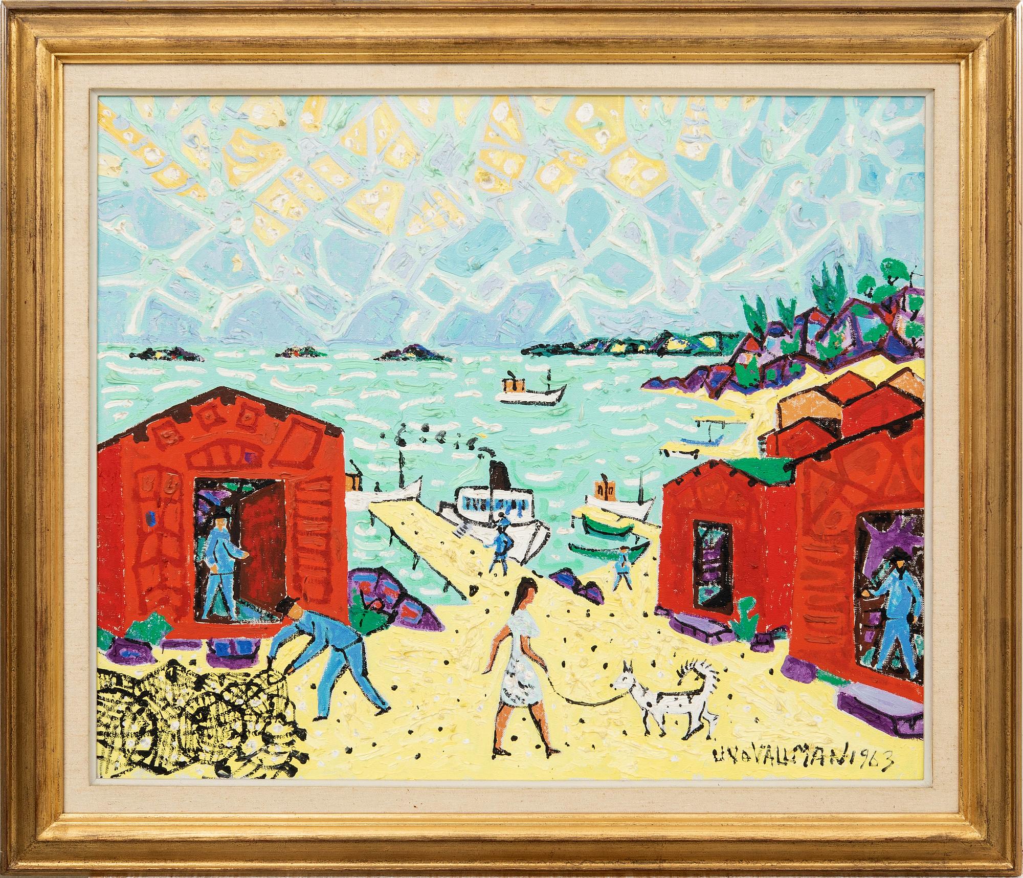 Uno Vallman, Fiskeläge.