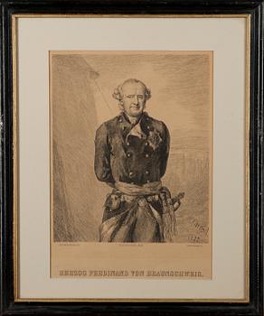 LITOGRAFIER, 6 st, Verlag von R. Wagner, Berlin, 
Eduard Kretzschmar, 1800-talets slut.