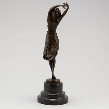 CLAIRE JEANNE ROBERTE COLINET, After. Sculpture, bronze, height 41 cm.