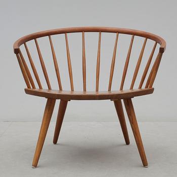 KARMSTOL, "Arka" Yngve Ekström. Modellen formgiven 1955, ej märkt.