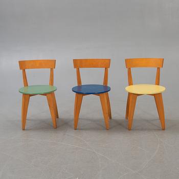 James Irvine, chairs, 6 pcs, "Carugo", Cappellini, Italy 1990s.