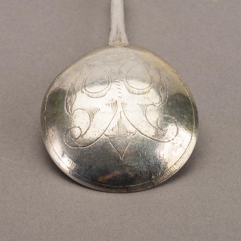 A Swedish 15th century silver spoon.