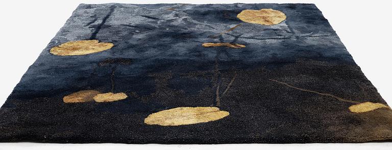 Denise Grünstein, matta "Folium", handtuftad, ca 270 x 230 cm, Ferreira de Sá, Portugal.