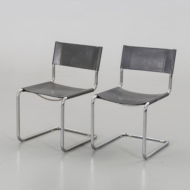 A PAIR OF CHAIRS, Linea Veam Italy late 20th century,