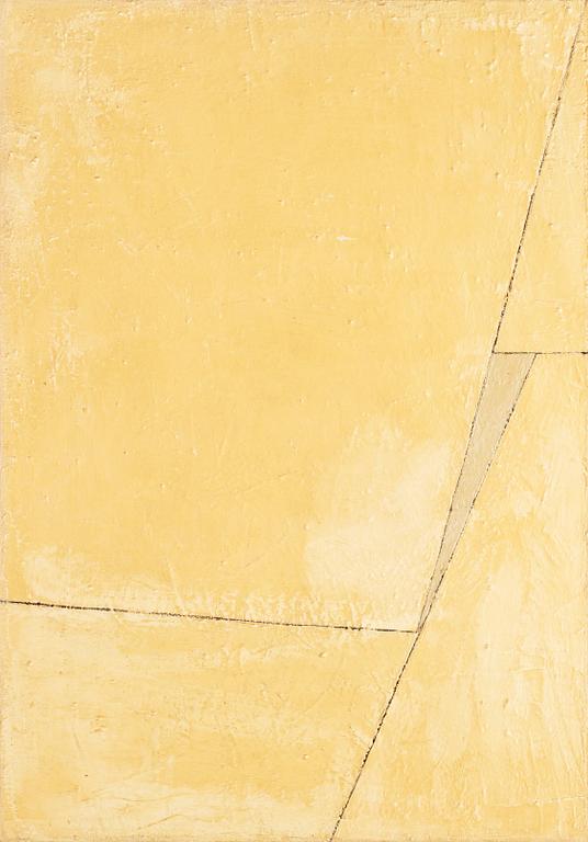 Albert Johansson, Geometrisk dekor mot gul fond.