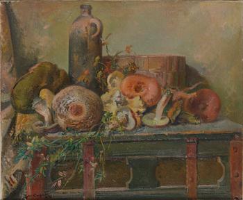 Mikko Carlstedt, Still life with mushrooms.