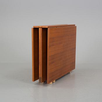 BRUNO MATHSSON, a teak gate leg table 'Maria flap' from Mathsson International, Väsnamo, 1965.