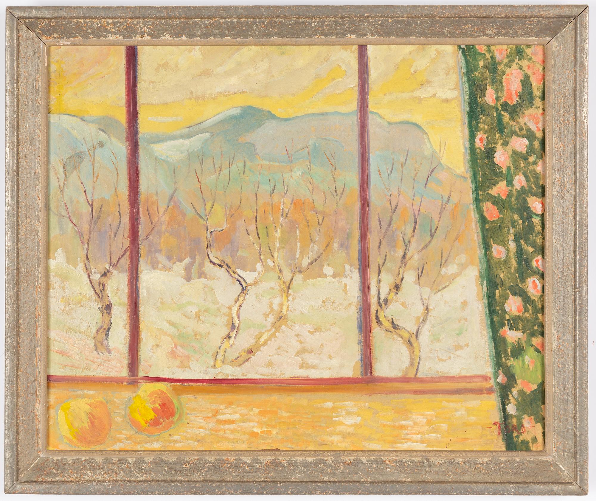 Tord Leander-Engström, Utsikt genom fönster.