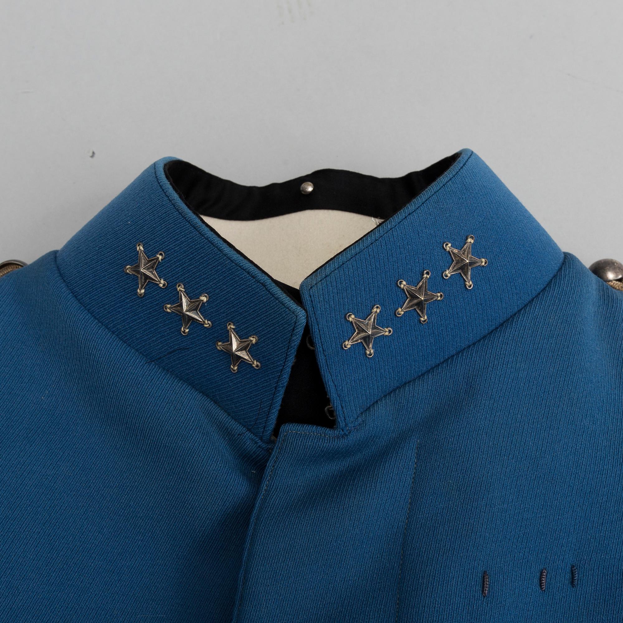KOLLETT, m/1871 för kavalleriofficer, med väst.