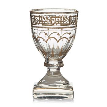 261. A set of 12 Russian wine glasses, Imperial Glass Manufactory, 19th Century.