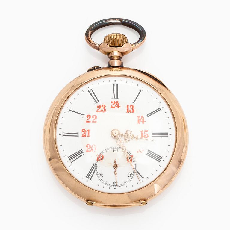 Fickur, 24h urtavla, 49 mm.