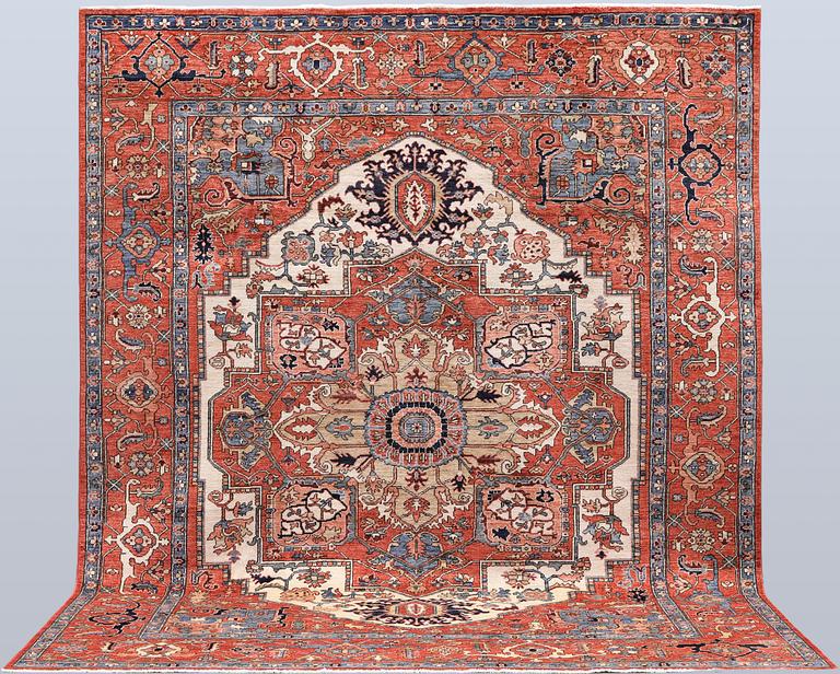 A Zigler Heriz design carpet, 306 x 250 cm.